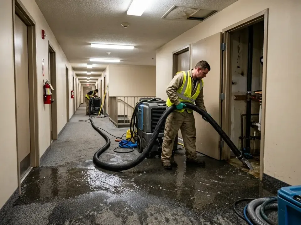 multi-unit-apartment-hallway-f-005 — frequently asked questions, Emergency Burst Pipe Water Extraction & Removal in Alamo, TX